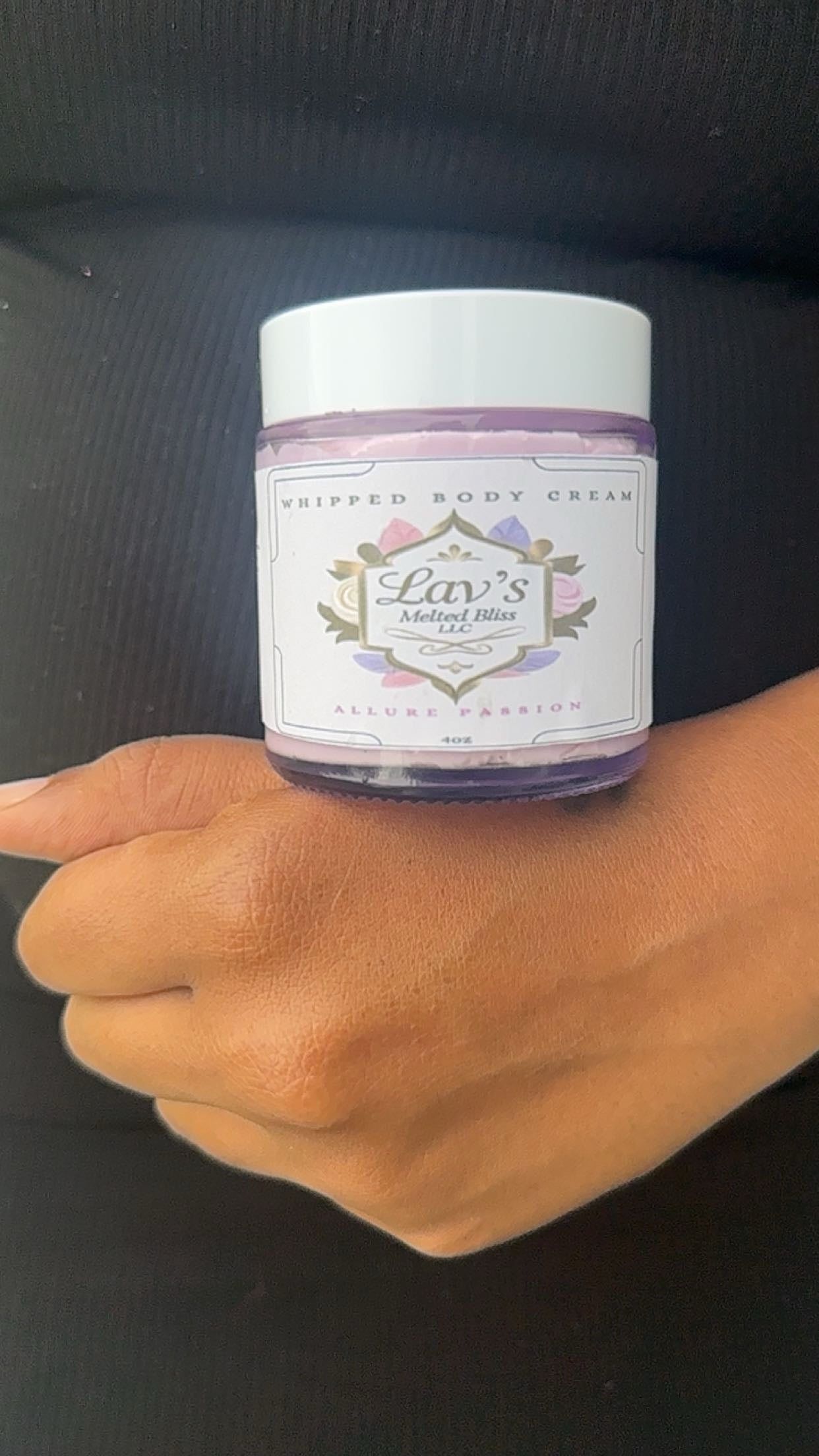 Natural Whipped body cream